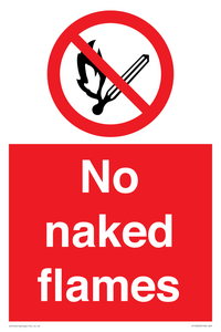 No naked flames